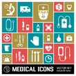 Medical background. metro style