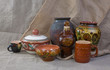 Still life of national pottery
