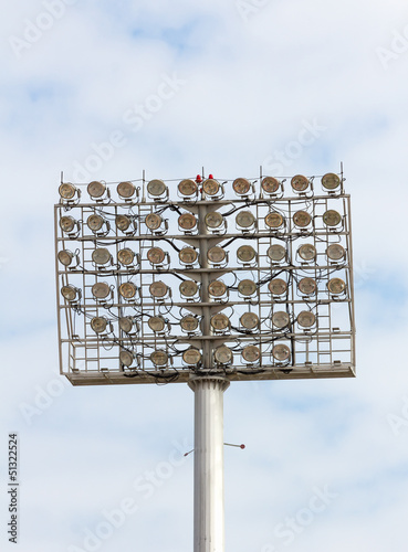 Photo: Stadium Spot-light tower Stadium Spot-light tower