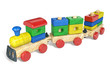 Children's toy a steam locomotive