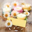 Photo: Dekoration "Spa" mit blanko Schild Dekoration "Spa" mit blanko Schild