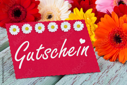 Photo: Gutschein Gutschein