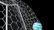 Greek Ball Scores in Slow Motion with Alpha Channel