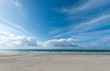 Deserted Atlantic beach