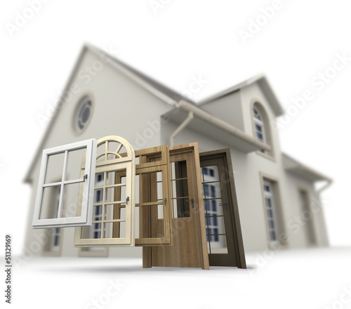 Illustration: Door and window replacement Door and window replacement