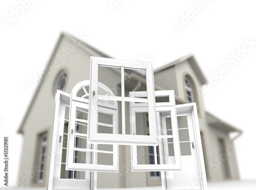 Illustration: Door and window replacement Door and window replacement