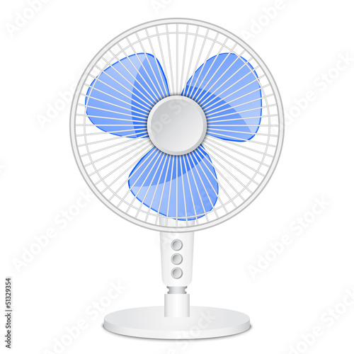 Vector: Vector illustration of electric fan Vector illustration of electric fan