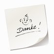 Danke mit Smiley