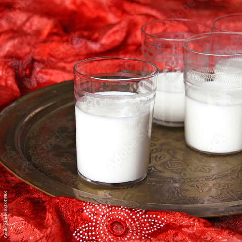 Photo: gläser mit buttermilch gläser mit buttermilch