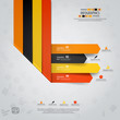 Minimal infographics design. Vector