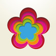 Colorful Paper Flowerholes