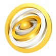 Icon in Gold und Silber