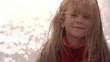 Girl and the Sea. Slow Motion at a rate of 240 fps