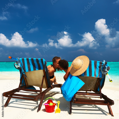 Photo: Couple on a beach Couple on a beach