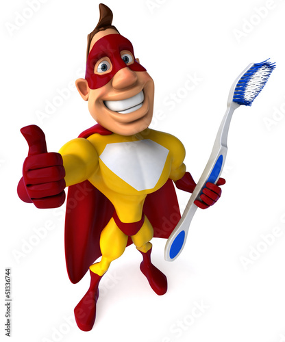Illustration: Fun superhero Fun superhero