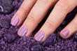 Human Fingers With Beautiful Manicure
