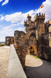 Castle of Ponferrada in the Camino de Santiago, Leon, Spain