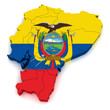 3D Map of Ecuador