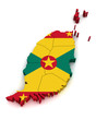 3D Map of Grenada