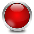 Vektor: blank red button blank red button