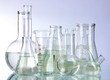Test tubes isolated on white