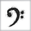 Grunge music symbol