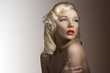 sexy vintage blonde diva
