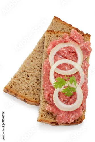 Photo: Brot mit Mett Brot mit Mett
