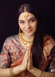 sweet indian girl in sari