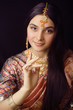 sweet indian girl in sari