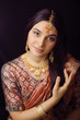 sweet indian girl in sari