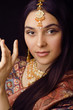 sweet indian girl in sari