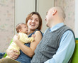 couple with newborn baby