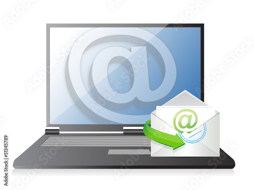 Illustration: contact us online. communication concept contact us online. communication concept