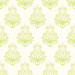 Vector: Abstract ornate pattern green and yellow Abstract ornate pattern green and yellow