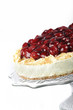 cheesecake with cherries