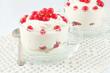 Yogurt with berries red currant