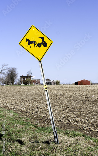 Photo: Amish sign in Nelliston, New York Amish sign in Nelliston, New York