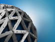 abstract metal sphere