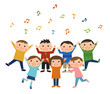 踊る子供たち