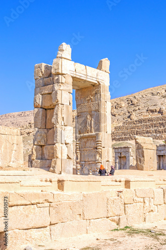 Photo: The Gate of All Nations at Persepolis in north Shiraz, Iran. The Gate of All Nations at Persepolis in north Shiraz, Iran.