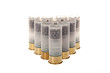 hunting cartridges on a white background