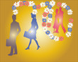 Illustration: Business couple Business couple
