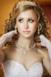 Beautiful bride in wedding day In bridal dress. newlywed woman