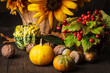 Still life in colours of autumn