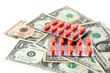 packing the tablet and dollars as element medical service