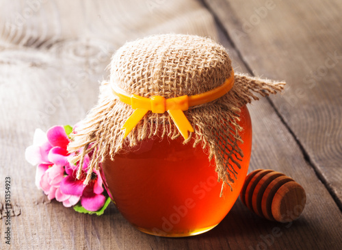 Photo: Honey in jar Honey in jar