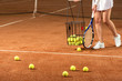 Training tennis equipment