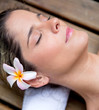 Photo: Peaceful woman portrait Peaceful woman portrait