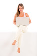 Woman with a laptop